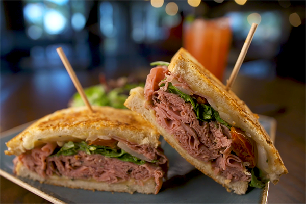 The Roast Beef and Havarti sandwich from First Watch.