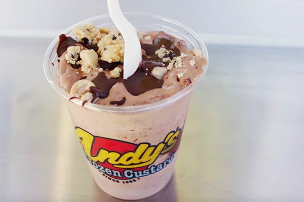 The James Brownie Funky Jackhammer from Andy's Frozen Custard