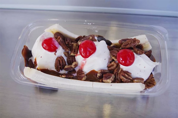 Andy's Ozark Turtle split from Andy's Frozen Custard