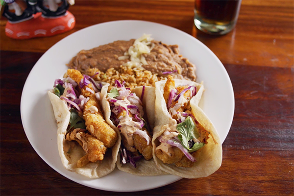 The fish tacos at No Mas Cantina