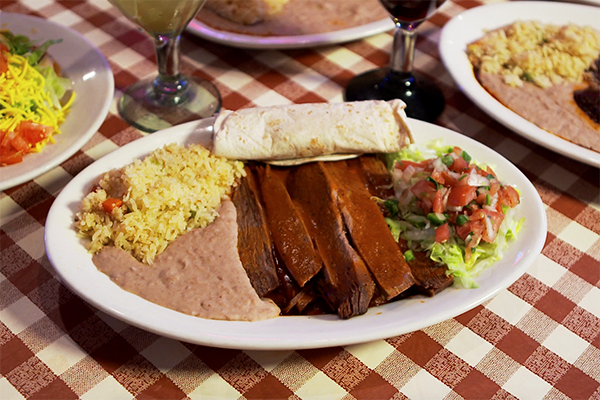 Brisket plate from Nuevo Laredo.