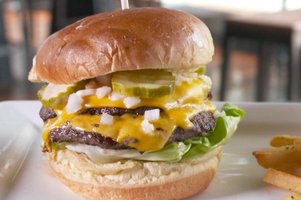 The Messi Burger at STATS.