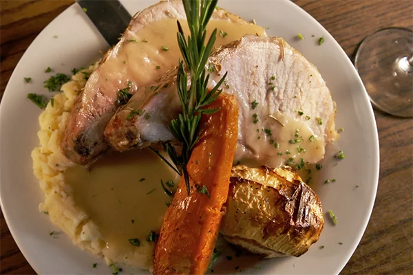 The Rosemary Roasted Chicken at the Appalachian Grill.