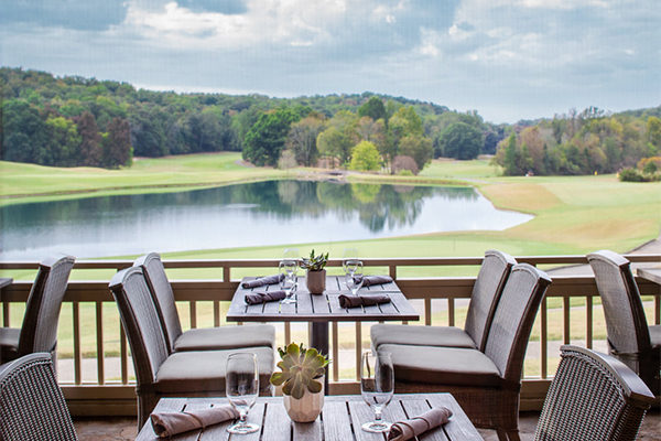 Barnsley Resort - View of Fazio Golf Course from Woodlands Grill | Photo: Courtesy of Barnsley Resort