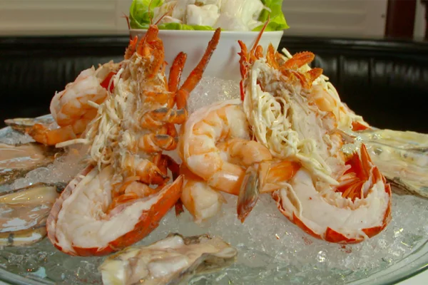 Shellfish Tower from Chops Lobster Bar.
