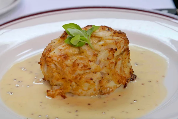 Crab Cakes from Chops Lobster Bar.