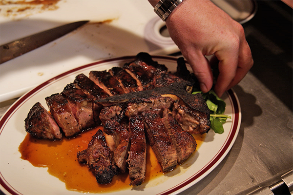 USDA Prime Steak from Chops Lobster Bar.