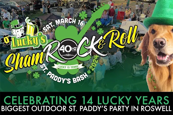st patricks day luckys pub