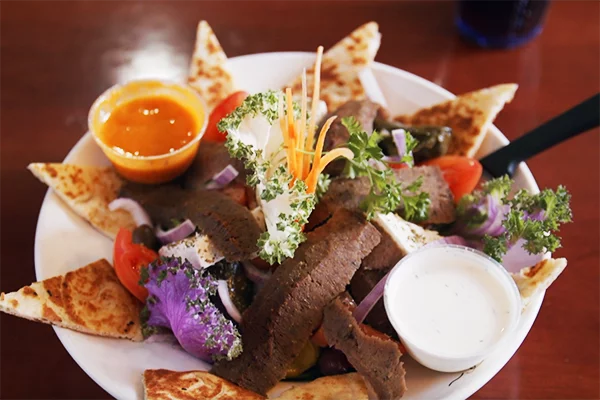 The Greek gyro platter from Marietta Diner.