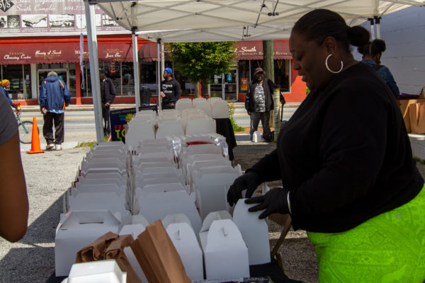 Tan Bowers, Owner of Atlanta Food Truck Park, Prepping Meals