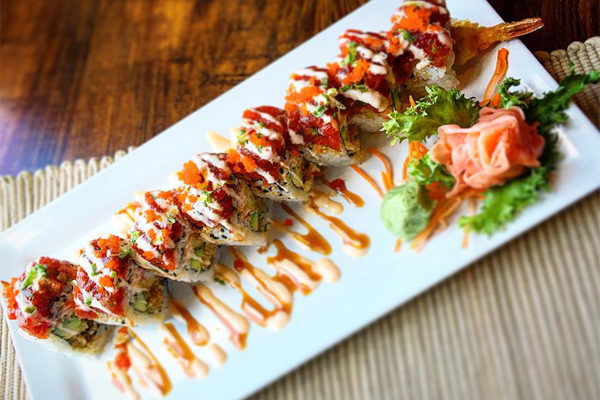 Sri Thai - Red Dragon Roll | Photo: Facebook/srithaiduluth