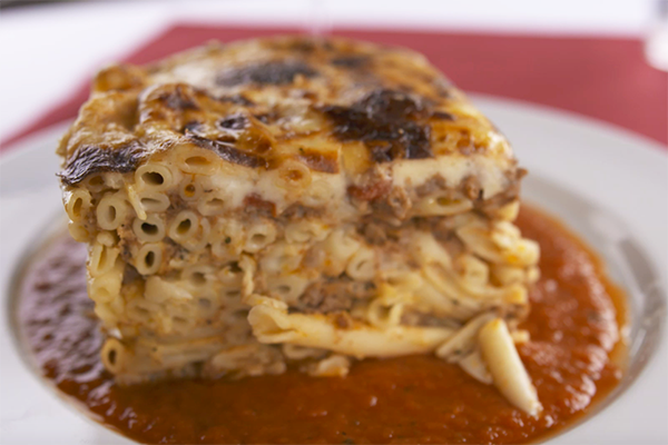 Pastitsio from Taverna Plaka