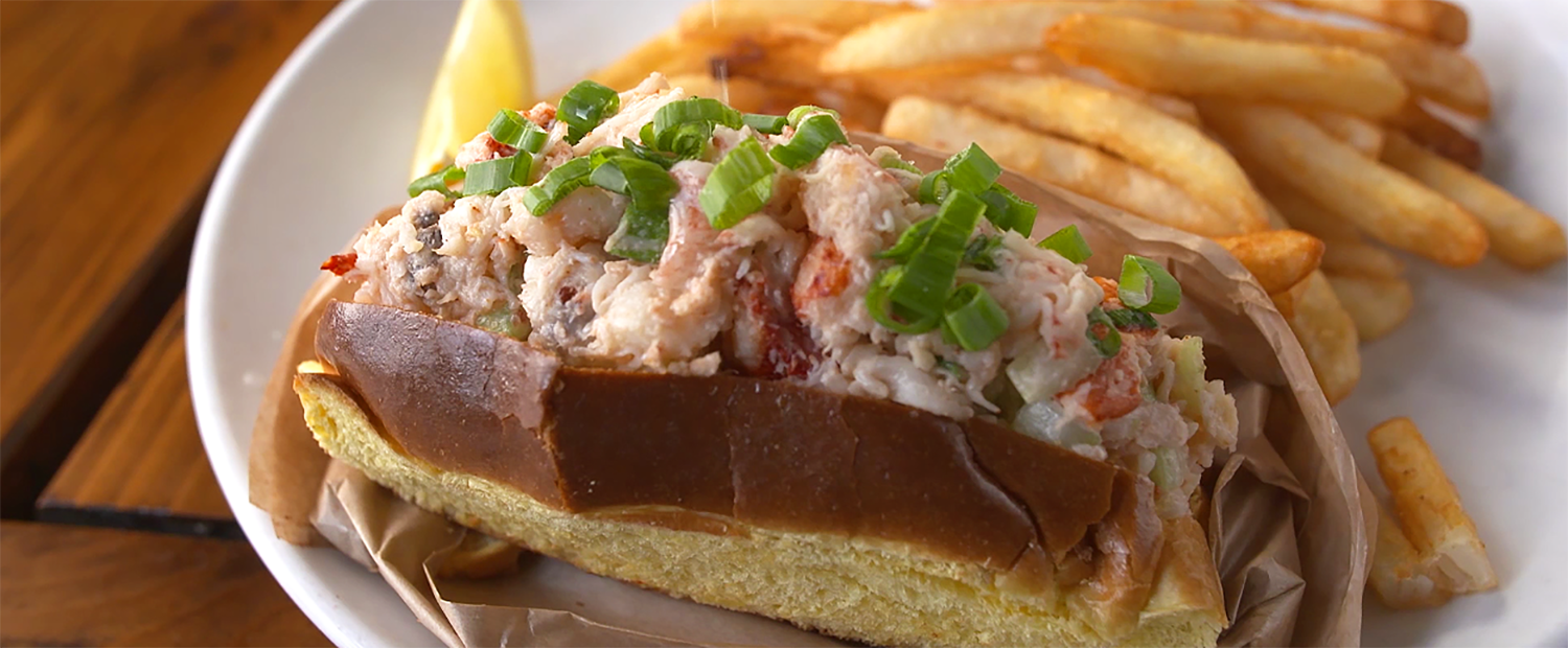 the lobster roll from Hook Line and Schooner