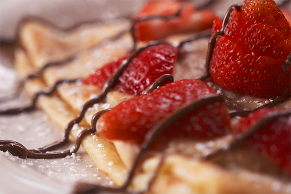 Strawberry Crepe from Cafe Intermezzo.