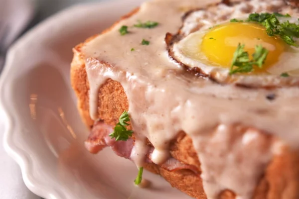 The croque madame from Cafe Intermezzo.