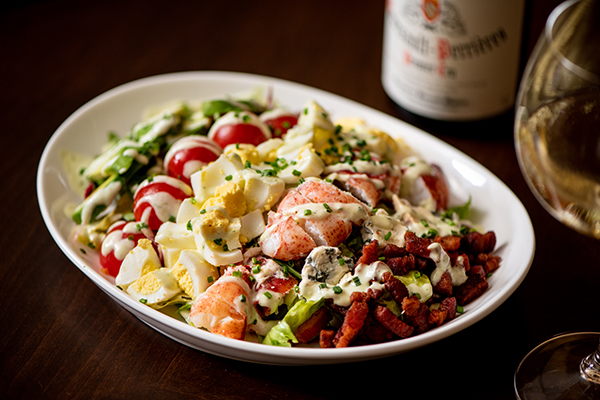 The Lobster Cobb Salad from C&S Seafood and Oyster Bar.