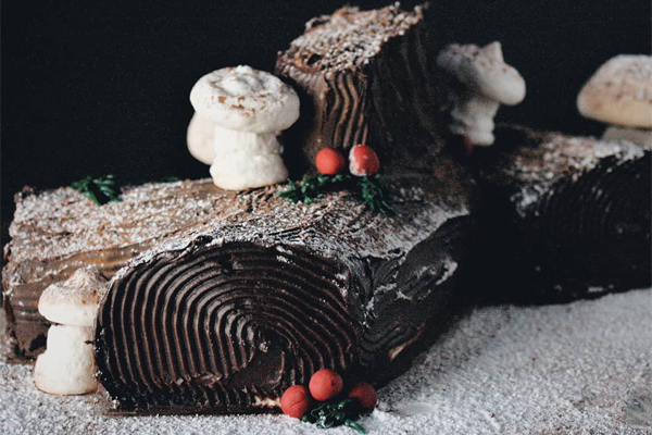 Padaria de Manteiga de Maçã - Buche De Noel