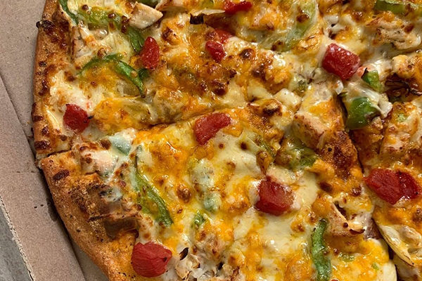 Taco pizza from Domino's Pizza.