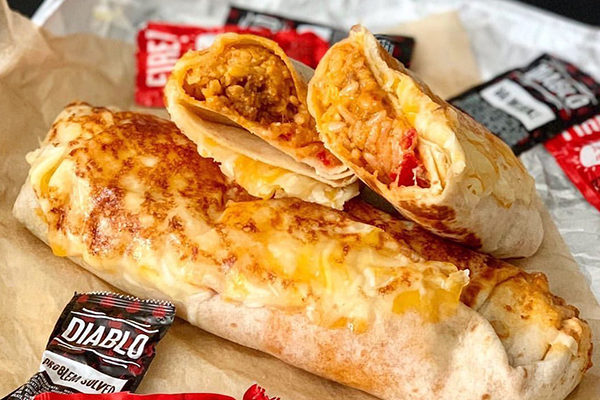 Grilled Cheese Burrito from Taco Bell.