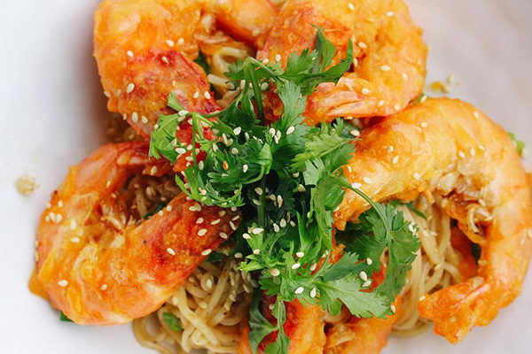 Yum Yum Shrimp Garlic Noodle from Food Terminal.