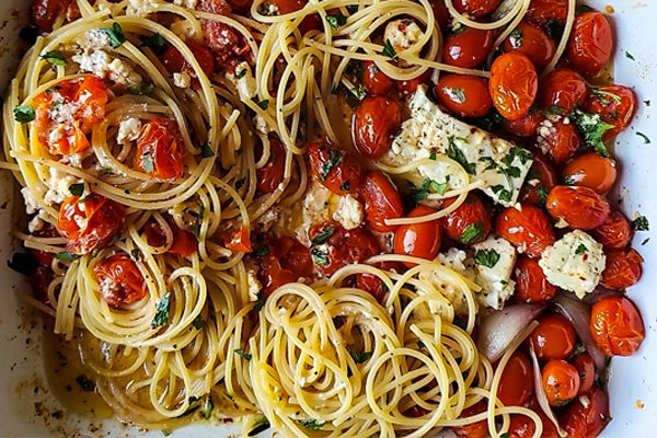 The Lemon Apron - Baked Feta Pasta | Photo: thelemonapron.com