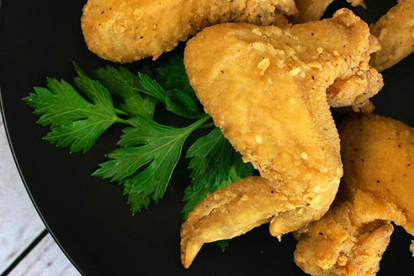 The fried chicken at Busy Bee Cafe.