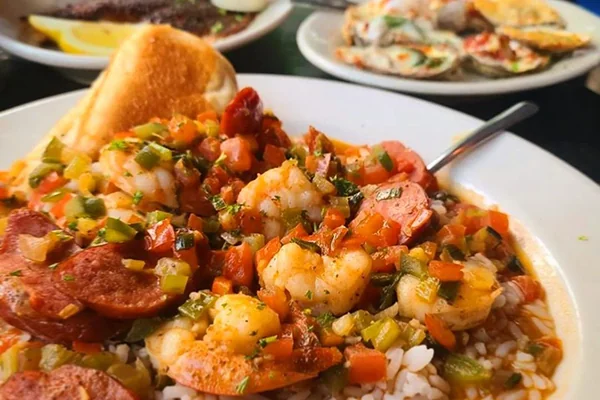 Jambalaya from Fontaine's Oyster Bar in Atlanta.