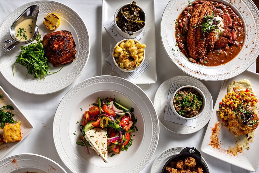 Cajun Creole dishes from Hugo's in Roswell.