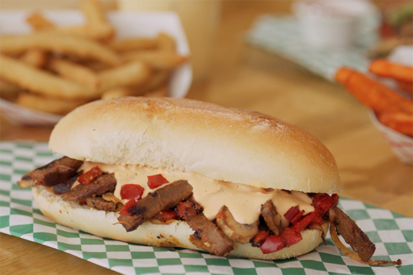 Philly Cheesesteak from Envegan.