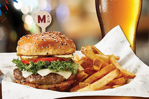 The House Burger from Millers Ale House.