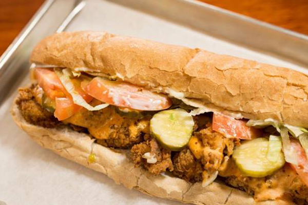 A Po Boy from the Po' Boy shoppe in Decatur.