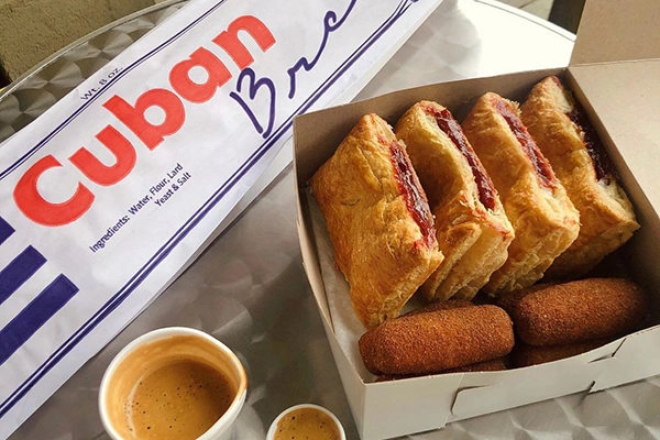 Cuban bread and pastries from Buena Gente cuban cafe.