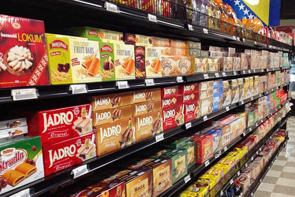 Groceries at European Gourmet foods/Bosnia Market in Lawrenceville.