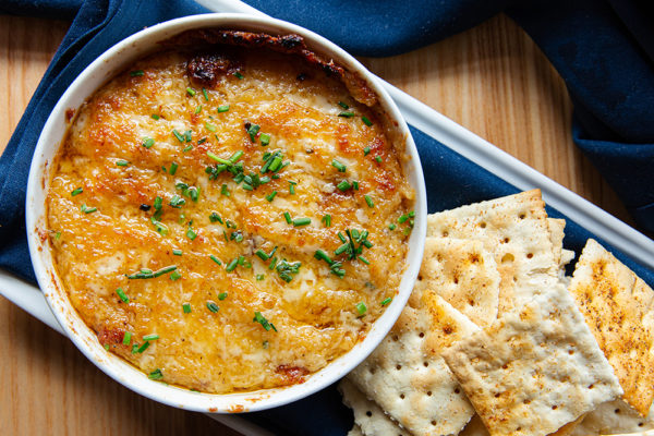 The Baked cheesy crab dip at Mac's Raw Bar. | 23 N Park Square Marietta, Ga 30060