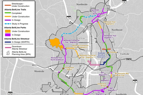 Atlanta Beltline Map Restaurants An Insider's Guide To The Atlanta Beltline's Best Restaurants & Bars - Best  Places To Eat In Atlanta, Ga | Atlanta Eats