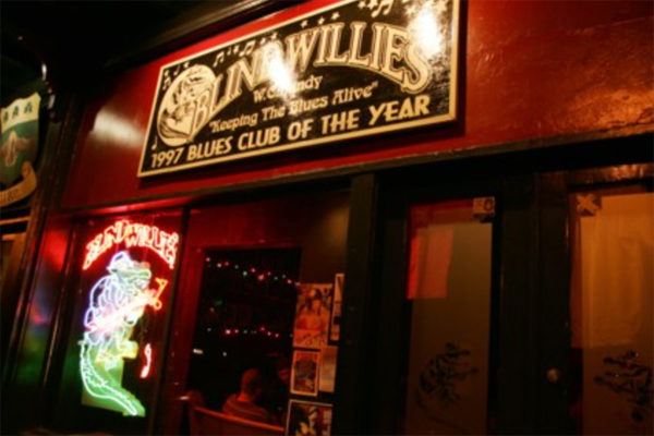 exterior of blind willie's in atlanta