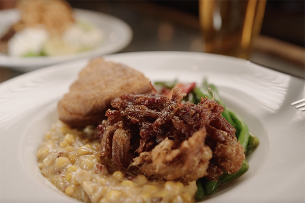 The crispy bbq pork shoulder from Branch and Barrel in Alpharetta.