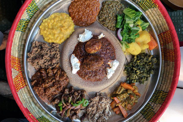 Ghion Cultural Hall - Cultural Special With Awaze Tibs & Veggies | Photo: Yelp