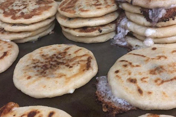 Pupusas from La Bodega.