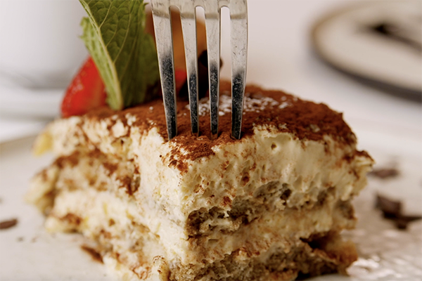 Tiramisu from Luciano's Ristorante Italiano.