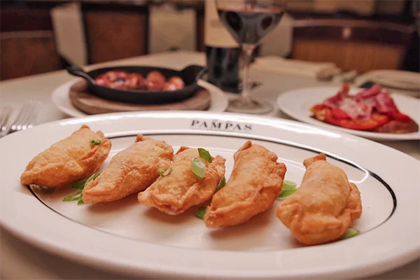 Empanadas from Pampas Steakhouse in Johns Creek.