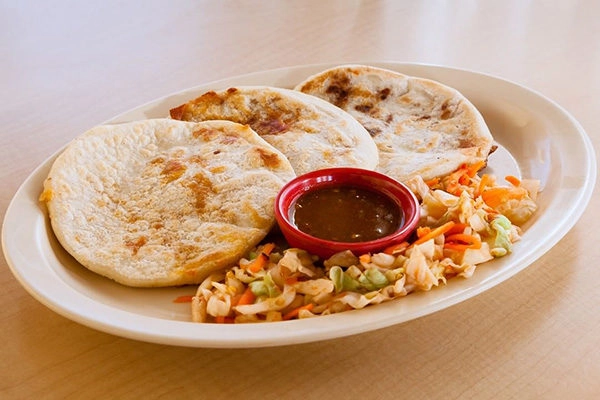 Pupusas from Rincon Latino