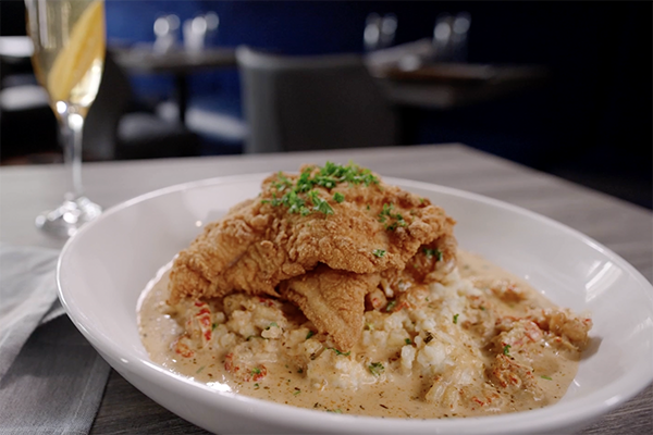 Catfish and Grits from Roc South.