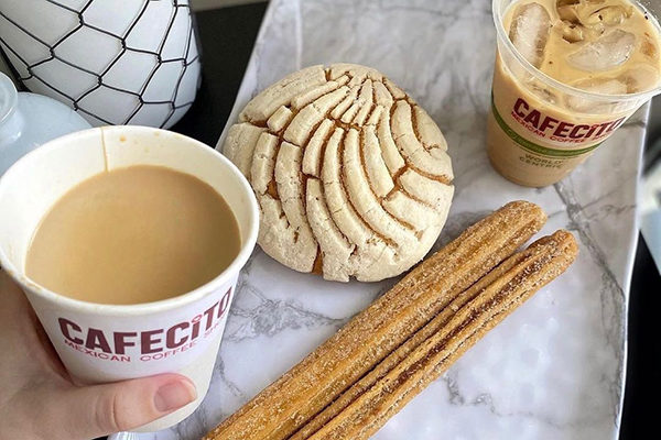 Pastries and Mexican Coffee from Cafecito.