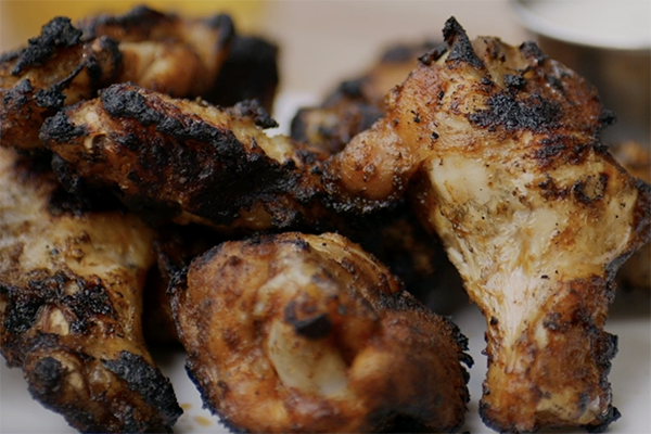 Roasted Wings from Central City Tavern.