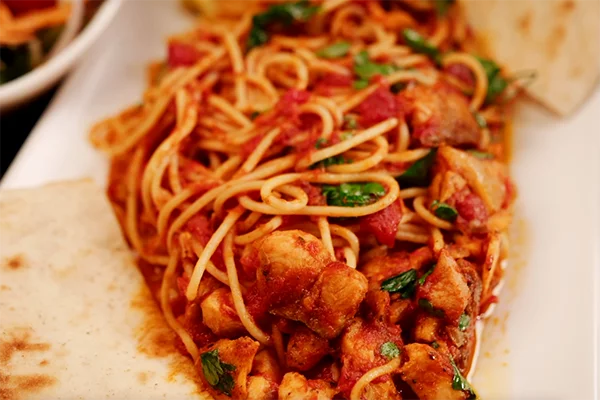 Pasta With Fish from Desta Ethiopian Kitchen.