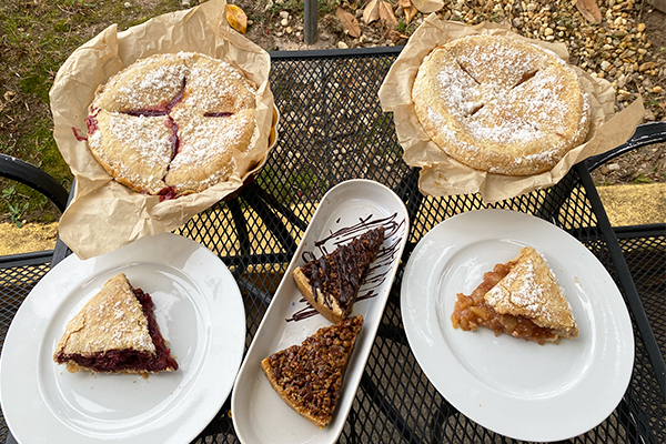 Assortment of pies from Southern Sweets Bakery in Decatur