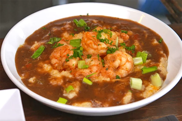 Shrimp n' Grits Wit' Crab from Virgil's Gullah Kitchen.