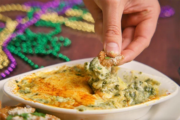 Artichoke dip from Copeland's restaurant.