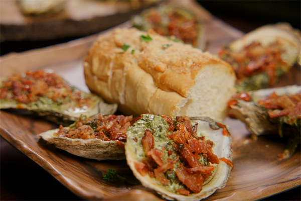 Char Grilled Oysters from Copeland's.